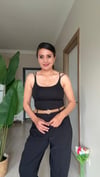 ÇİFT ASKILI ATLET BADİ SİYAH