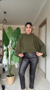 Crop Kazak Haki