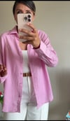 KETEN PAMUK GÖMLEK PEMBE