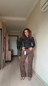 Leopar Pamuklu Jean Zara