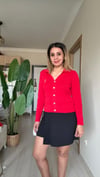 ORJ. GOLD DÜĞMELİ HIRKA KIRMIZI
