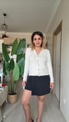 ORJ.GOLD DÜĞMELİ HIRKA EKRU