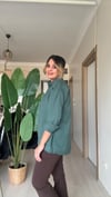 PAMUKLU GÖMLEK YEŞİL
