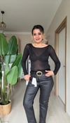 ZR MUMLU JEAN SİYAH