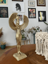 ALTIN İSİS TANRIÇA HEYKELİ - 34 CM 
