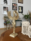 ALTIN İSİS TANRIÇA HEYKELİ - 34 CM 