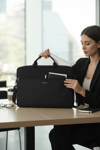15.6 Inç Organizer Siyah Unisex El, Omuz, Bilgisayar, Notebook, Laptop Çantası