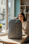 Unisex Laptop Bölmeli Sırt Çantası - Su Geçirmez