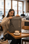 Unisex Laptop Bölmeli Sırt Çantası - Su Geçirmez