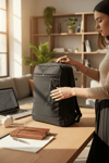 Unisex Laptop Bölmeli Sırt Çantası - Su Geçirmez