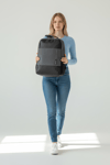 Unisex Laptop Bölmeli USB Destekli Sırt Çantası - Su Geçirmez