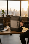 Unisex Laptop Bölmeli USB Destekli Sırt Çantası - Su Geçirmez