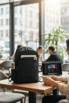 Unisex Laptop Bölmeli USB Destekli Sırt Çantası - Su Geçirmez