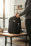 Unisex Laptop Bölmeli USB Destekli Sırt Çantası - Su Geçirmez