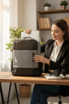 Unisex Laptop Bölmeli USB Destekli Sırt Çantası - Su Geçirmez