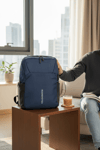 Unisex Laptop Bölmeli USB Destekli Sırt Çantası - Su Geçirmez