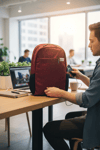 Unisex Laptop Bölmeli USB Destekli Sırt Çantası - Su Geçirmez