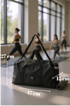 Unisex Uzun Askılı Termos Bölmeli Kadın Ve Erkek Kullanabilir Seyahat Fitness Ve Spor Çantası