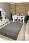 DOKU 22 ANTRASİT Kaymaz Dokuma Taban Salon Mutfak Koridor Halısı