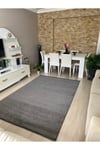 DOKU 22 ANTRASİT Kaymaz Dokuma Taban Salon Mutfak Koridor Halısı