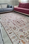 Ege 1924 Kaymaz Taban Makinede Yıkanabilir Dijital Baskılı Şönil Dokuma Kilim
