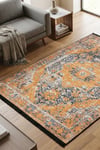 Ege 2075 Kaymaz Taban Makinede Yıkanabilir Dijital Baskılı Şönil Dokuma Kilim