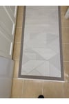 Elit Premium Sisal Halı Krem - Bej Kaymaz Taban Yıkanabilir Mutfak Halısı Koridor Yolluk Modern Hasır Dokulu