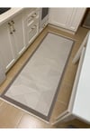 Elit Premium Sisal Halı Krem - Bej Kaymaz Taban Yıkanabilir Mutfak Halısı Koridor Yolluk Modern Hasır Dokulu