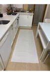 Elit Premium Sisal Halı Krem Kaymaz Taban Yıkanabilir Mutfak Halısı Koridor Yolluk Modern Hasır Dokulu