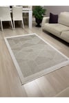 Elit Sisal Kaymaz Taban Makinada Yıkanabilir Bej - Krem Mutfak Koridor Salon Halısı