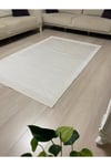 Elit Sisal Kaymaz Taban Makinada Yıkanabilir Krem Mutfak Koridor Salon Halısı