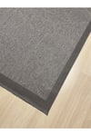 Elit Sisal Kaymaz Taban Makinada Yıkanabilir Antrasit Renk Mutfak Koridor Salon Halısı