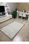 Elit Sisal Kaymaz Taban Makinada Yıkanabilir Krem - Bej Mutfak Koridor Salon Halısı