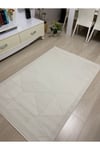 Elit Sisal Kaymaz Taban Makinada Yıkanabilir Krem Mutfak Koridor Salon Halısı