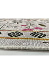 Flower Kaymaz Taban Makinede Yıkanabilir Dijital Baskılı Yolluk Halı Kilim