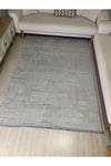 Galaksi Gri Kaymaz Dokuma Taban Antialarjik Salon Mutfak Koridor Halısı