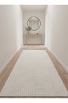 HİSAR 01 KREM Salon Oturma Odası Halısı