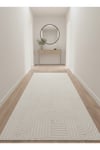 HİSAR 01 KREM Salon Oturma Odası Halısı