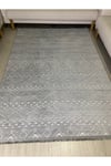 İskandinav Gri Kaymaz Dokuma Taban Antialarjik Salon Mutfak Koridor Halısı