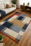 Kaymaz Taban Makinede Yıkanabilir Dijital Baskılı Şönil Dokuma Kilim