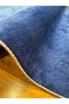 MÜHÜR 32 LACİVERT Kaymaz Dokuma Taban Soft Oturma Odası Salon Halısı