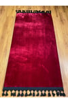 MÜHÜR 36 BORDO Kaymaz Dokuma Taban Soft Oturma Odası Salon Halısı