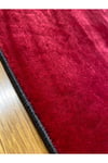 MÜHÜR 36 BORDO Kaymaz Dokuma Taban Soft Oturma Odası Salon Halısı