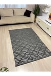 Nexum 1431 Antrasit Kaymaz Dokuma Taban Makinede Yıkanabilir Salon Mutfak Koridor Halısı