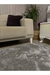 PUFFY GRİ Kaymaz Dokuma Taban Soft Oturma Odası Salon Halısı