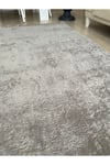 PUFFY GRİ Kaymaz Dokuma Taban Soft Oturma Odası Salon Halısı