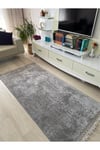 PUFFY GRİ Kaymaz Dokuma Taban Soft Oturma Odası Salon Halısı