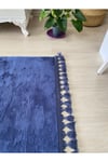 PUFFY LACİVERT Kaymaz Dokuma Taban Soft Oturma Odası Salon Halısı