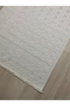 SAFİR 1644 Krem Kaymaz Dokuma Taban Makinede Yıkanabilir Salon Mutfak Koridor Halısı
