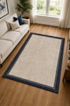 Sisal Desenli Kaymaz Taban Makinede Yıkanabilir Salon Halısı Mutfak Halısı Kordior Halısı